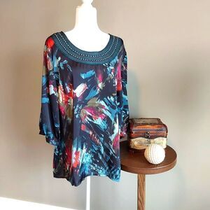 CJ Banks blouse Sz 2X